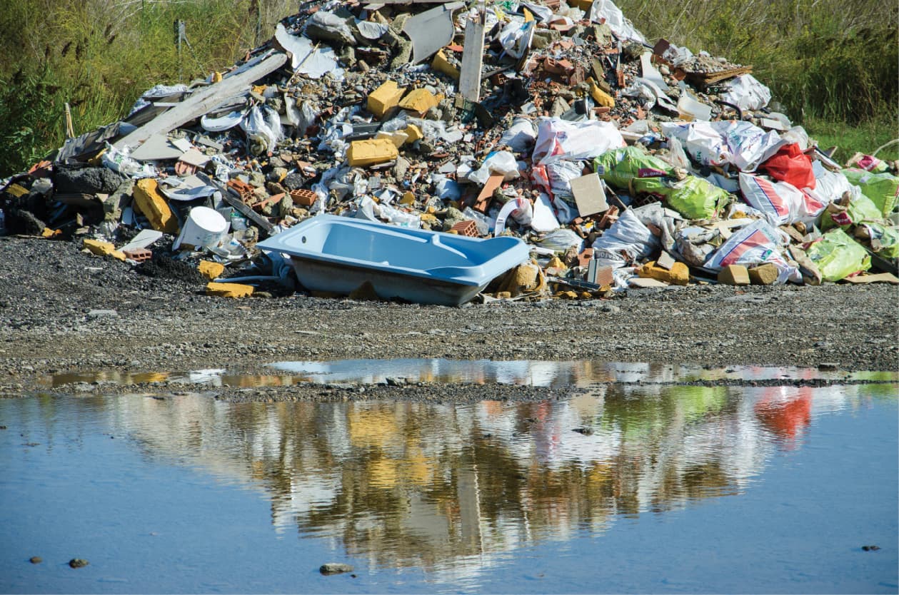 Environmental pollution waste layout 1